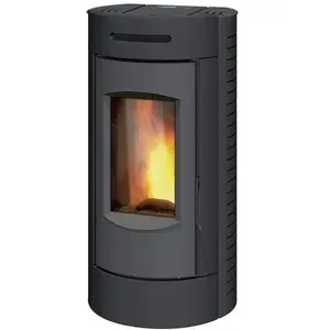 Poêle à Granulés Canalisable Deville Tangara C077fc-09-hm9-b Gris pas cher