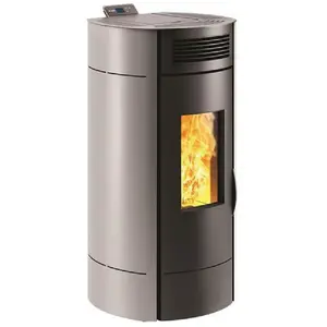 Comparateur de prix : Invicta Poêle à granulés Lodi 10 Wi-Fi   Poêle à pellets - 3 à 9,5 kW - Gris