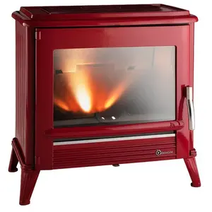 Poêle à Bois Invicta Modena P917547 Rouge pas cher