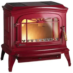 Poêle à Bois Invicta Bradford P917347 Rouge pas cher