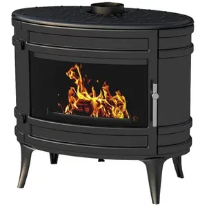 Comparateur de prix : Poêle à bois en fonte Invicta Mandor 12kW 145m²
