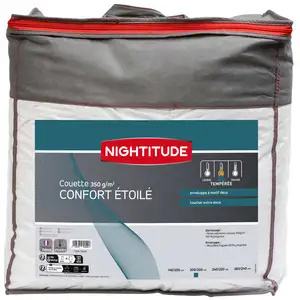 NIGHTITUDE Couette 200x200 cm CONFORT ETOILE pas cher