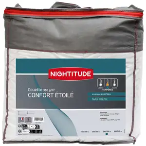 NIGHTITUDE Couette 240x220 cm CONFORT ETOILE pas cher