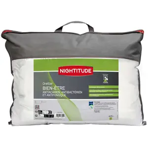 NIGHTITUDE Oreiller rectangulaire 45x70 cm BIEN-ÊTREVendu parconforama