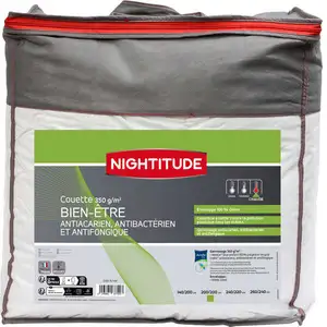 NIGHTITUDE Couette 200x200 cm BIEN-ÊTREVendu parconforama