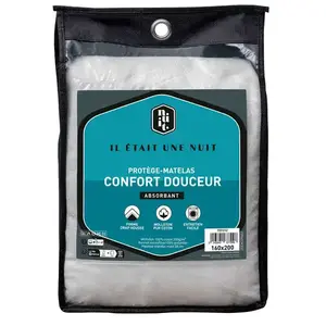 IL ETAIT UNE NUIT Protège matelas 160x200 cm CONFORT DOUCEUR pas cher