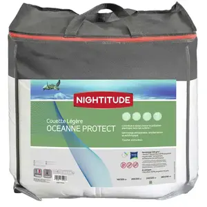 NIGHTITUDE Couette 240x220cm OCEANNE PROTECT pas cher