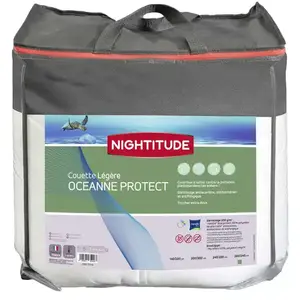 NIGHTITUDE Couette 260X240cm OCEANNE PROTECT pas cher