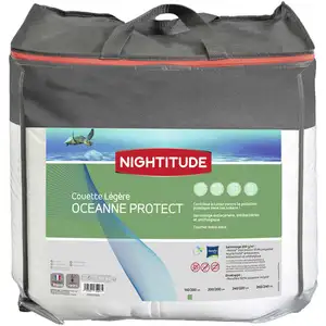 NIGHTITUDE Couette 140x200cm OCEANNE PROTECT pas cher