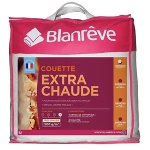 Comparateur de prix : BLANREVE Couette extra chaude en microfibre - 140 x 200 cm - Blanc
