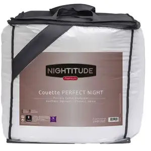 NIGHTITUDE PREMIUM Couette 240x220 cm PERFECT NIGHT pas cher