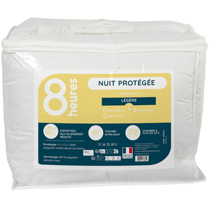 Couette 220x240 cm NUIT PROTEGEE pas cher