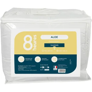 Couette 220x240cm 9 HEURES ALOE pas cher
