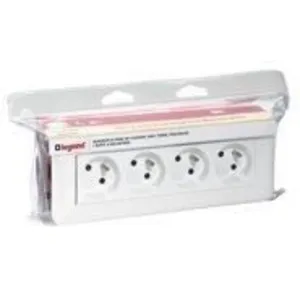 LEGRAND - Mosaic kit complet 4 prise de courant encastrable pas cher