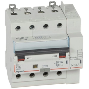 Disjoncteur différentiel Legrand dx3 32a courbe c 30ma 4 poles type ac - vis / auto pas cher