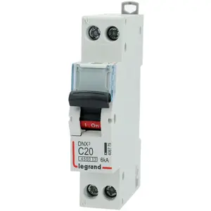 Comparateur de prix : Legrand Disjoncteur DNX³ 4500 6kA borne à vis 1 module 1P+N 230V 20A - - 406775