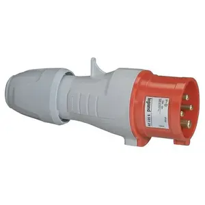 Legrand fiche droite mâle 16 ampères 3p+t ip44 rouge - legrand 555128 pas cher