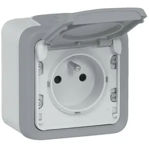 Comparateur de prix : LEGRAND Prise de courant 20 A 2P+T Plexo IP55 - Complet en saillie - Gris