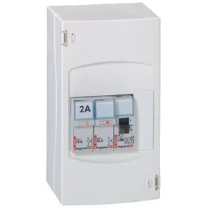 LEGRAND Tableau commande automatique pré-équipé chauffe-eau - Blanc - 4,6kW pas cher