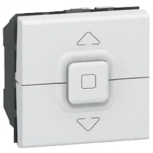Comparateur de prix : BARRITOS Interrupteur individuel de volets roulants Mosaic 2 modules - blanc