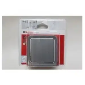 LEGRAND Interrupteur Plexo complet - gris pas cher