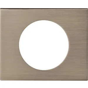 Comparateur de prix : LEGRAND Plaque Céliane finition métal pour 1 poste - Inox brossé