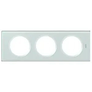 Plaque Céliane 4 postes Inox Black Nickel - 181,04
