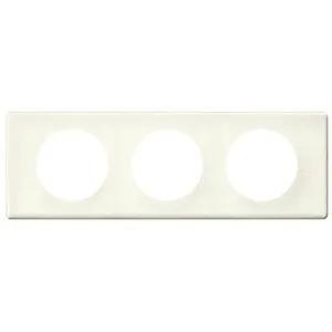 Legrand PLAQUE 3P SONGE PORCELAINE pas cher