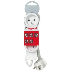 BARRITOS LEGRAND multiprise électrique 3 prises sans interrupteur legrand 1.50m