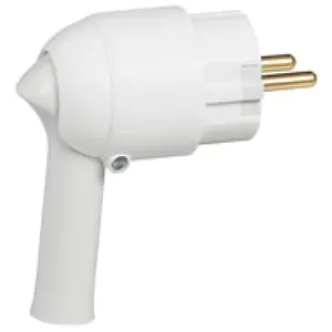 Comparateur de prix : Legrand Fiche électrique mâle à extraction facile - 2 phases + terre - blanc