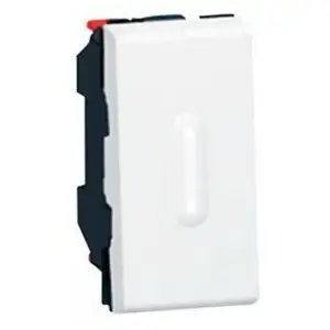 Legrand Mécanisme Mosaic 1 module 250V va-et-vient 20A,enjoliveur blanc,fenêtre pas cher