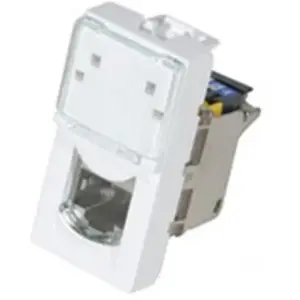 Mosaic 22,5x45 1 rj45 cat6a ftp legrand 76573 pas cher