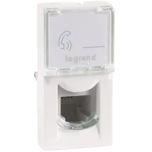 Mosaic 22,5x45 1 rj45 cat5 ftp legrand pas cher