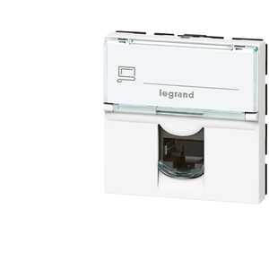 Mosaic 45x45 1 rj45 cat5 ftp legrand pas cher