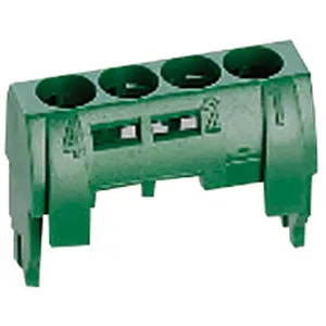 Legrand - bornier isolé 4x1.5 à 16 mm2 - vert terre - Vert / Jaune