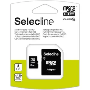 Selecline Carte mémoire Full HD Micro SD 8GB   pas cher