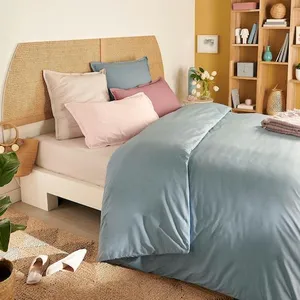 ACTUEL Taie de traversin unie en percale de coton 70 fils - collection...Vendu parauchan