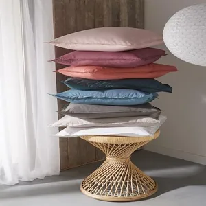 ACTUEL Taie d'oreiller unie en percale de coton 70 fils - collection p...Vendu parauchan