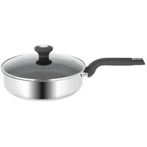 ACTUEL Sauteuse induction inox revétu 28 cm pas cher
