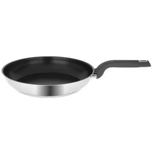 ACTUEL Poêle induction inox revétu 32 cm pas cher