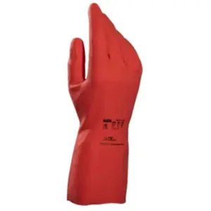 Mapa - Gants de protection DuoNit 180, Taille 6, rouge (Par 10) pas cher