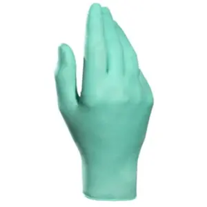 Gant jetable latex non poudré Mapa Solo 995 vert - taille 6 - Boîte de 100 pas cher