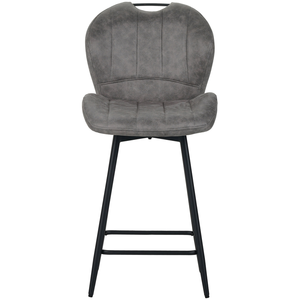 tabouret de bar BURTON coloris taupe pas cher