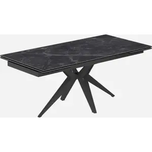 Comparateur de prix : 3S. x Home Table de repas céramique Séville Noir