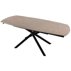 CONCEPTONE Madrid travertin 130-190x90x76 100% céramique MADRID-T-TRAV...