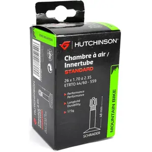 Comparateur de prix : Chambre à air valve Schrader Hutchinson 26x1.70-2.35 Noir TU 31650