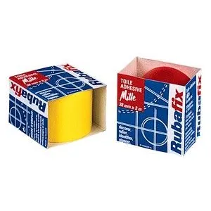 Comparateur de prix : Rubafix 558100 toile adhésif mille 50 mm x 3 m blanc