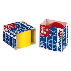 Comparateur de prix : Rubafix 572100 toile adhésif mille 38 mm x 3 m blanc