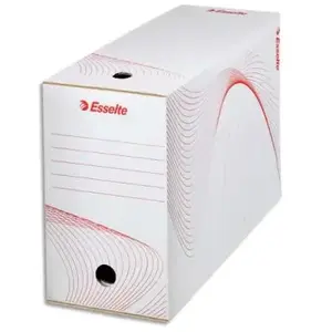 Comparateur de prix : Esselte Boite d'archivage, A4, blanc, (L)150 mm, en carton