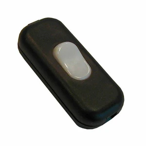 Tibelec 535620 Interrupteur bipolaire avec Bouton luminescent Noir pas cher